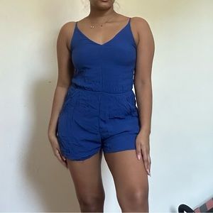 ROYAL BLUE ROMPER